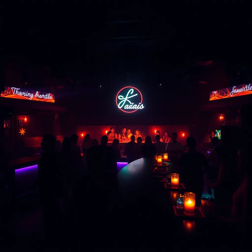 Best nightclubs in Phuket - neon-lit Bangla Road nightclub scene in Patong