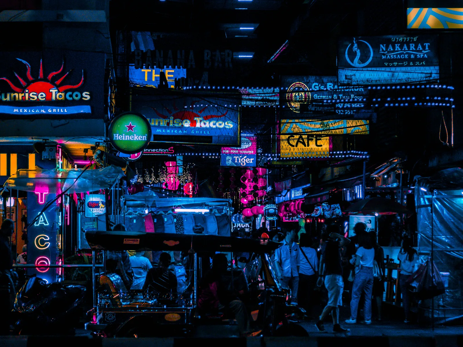 Patong Beach Phuket at night, the best area to stay for first-time nightlife